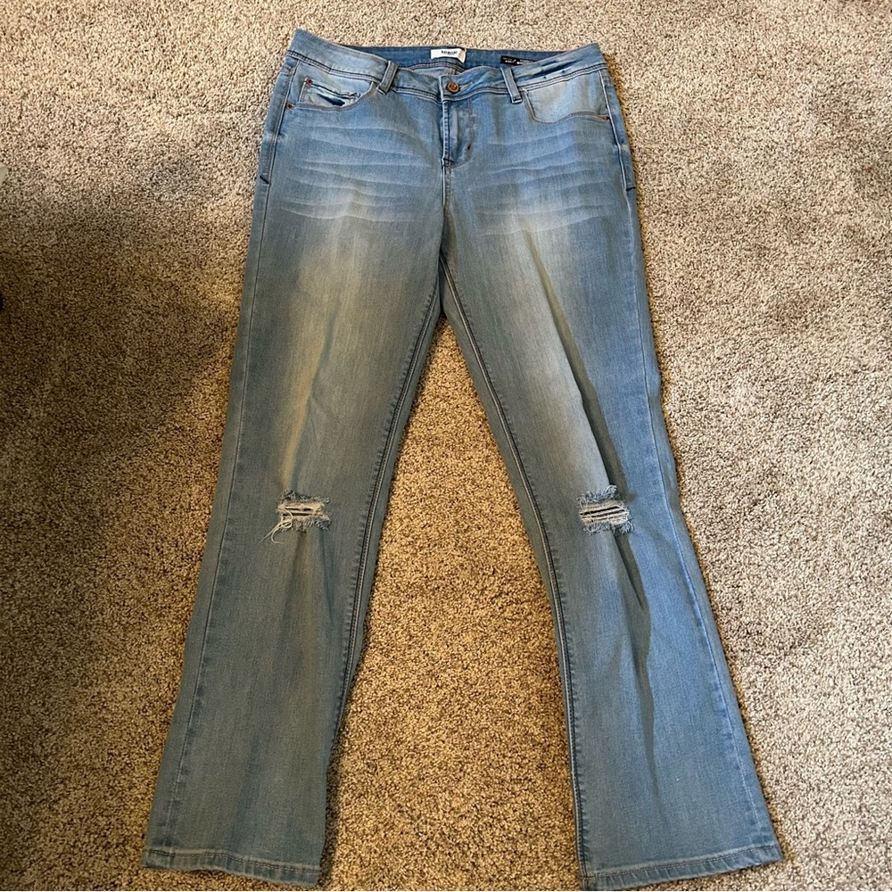 Kensie Tomboy Straight Jeans